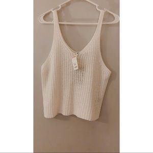 Beach knit crop top